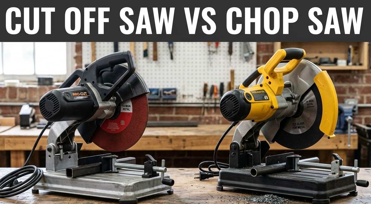 Cut Off Saw vs Chop Saw: Key Differences Explained