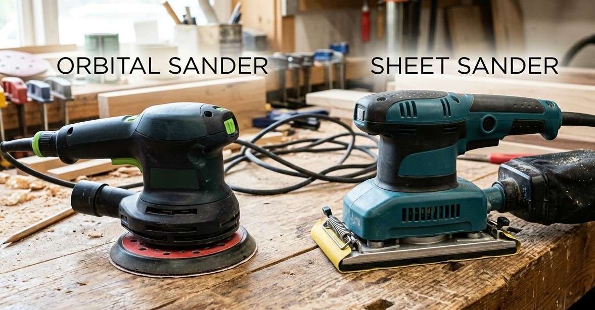 Orbital Sander vs Sheet Sander: Key Differences Explained